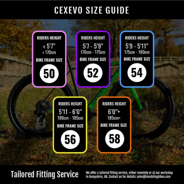 Bici Gravel Handsling CEXevo SRAM APEX XPLR AXS - immagine 7