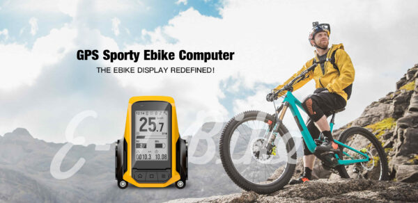 GPS Sporty Ebike Computer